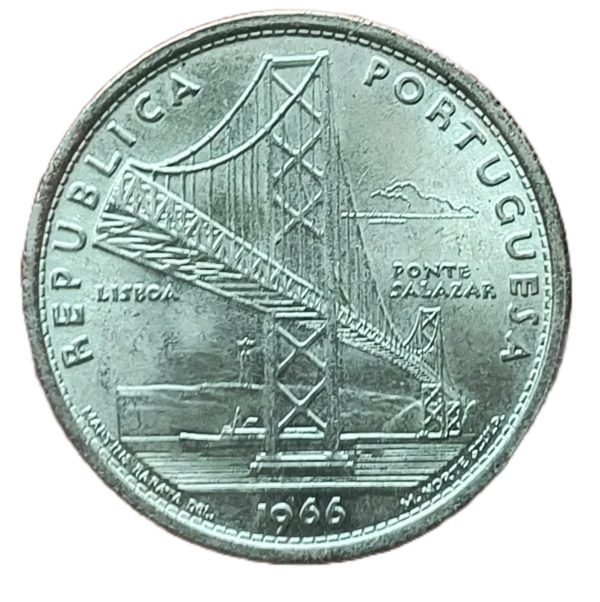 20 Escudos Portugal 1966