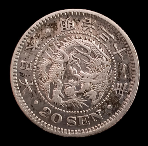 20 Sen Japón 1898