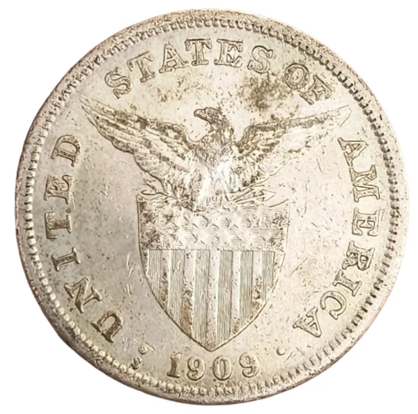 Peso de 1909 de Filipinas - Imagen 2