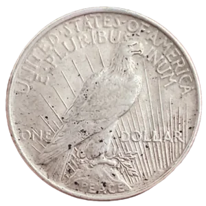 Peace Dollar 1922 reverso