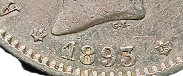 1 Peseta España 1893 EBC+ - Imagen 2