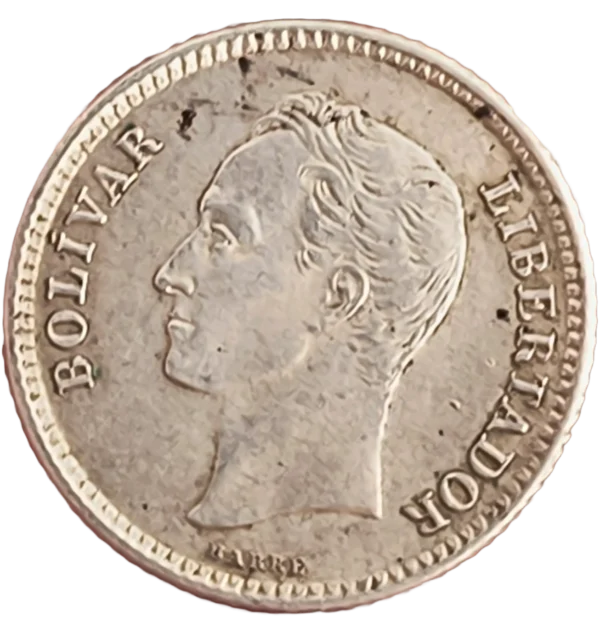 1/4 Bolívar Venezuela 1954 EBC+