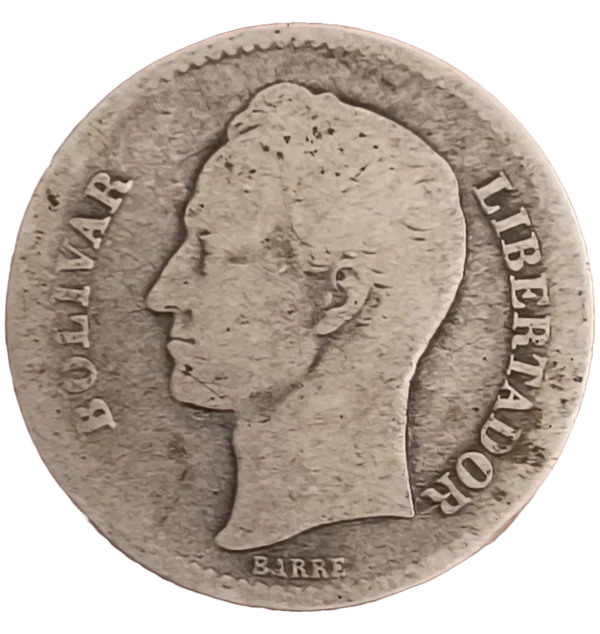 1 Bolívar Venezuela 1936 BC+