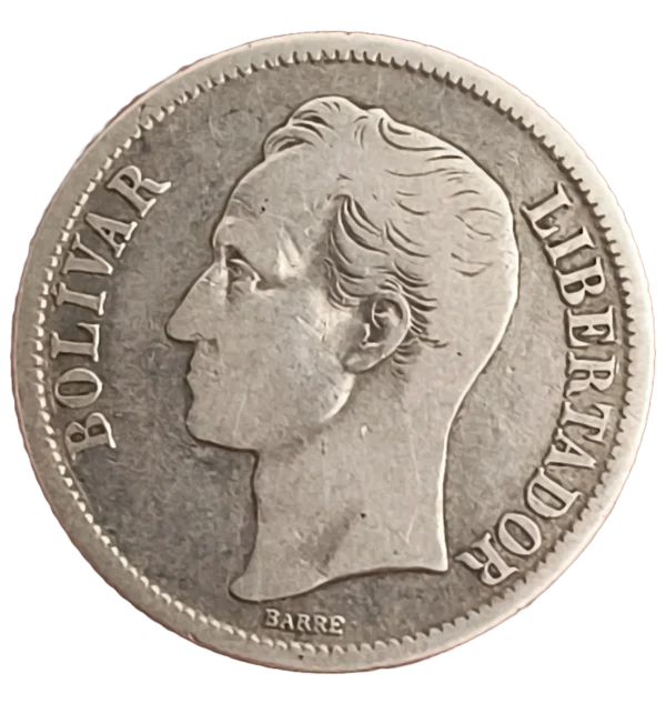 1 Bolívar Venezuela 1945 MBC-