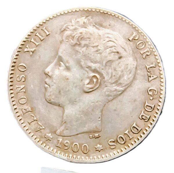 1 Peseta España 1900 EBC-/MBC+