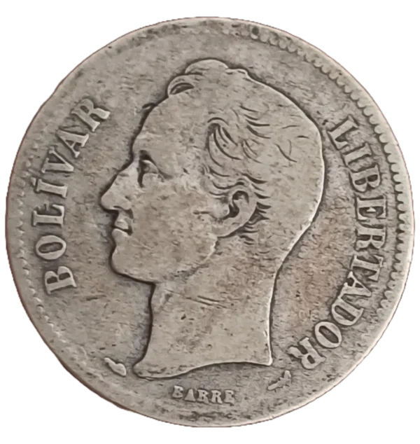 2 Bolívares Venezuela 1900 MBC