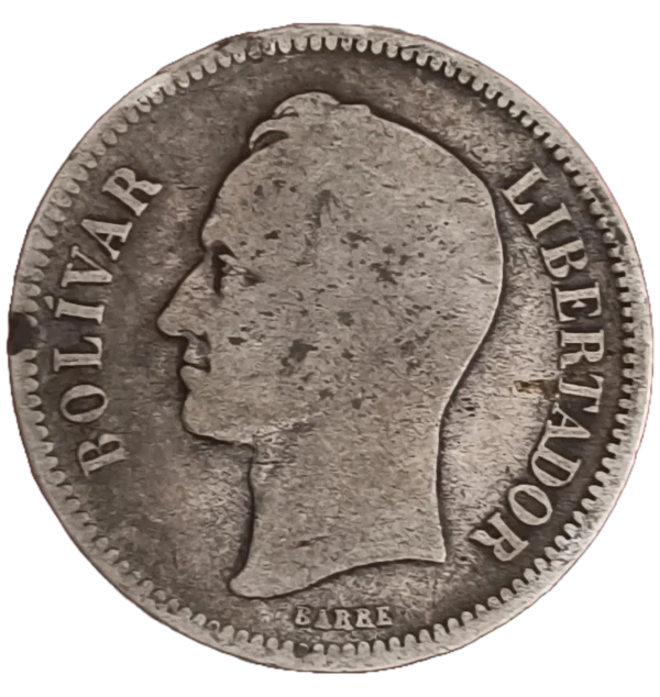 2 Bolívares Venezuela 1903 MBC-