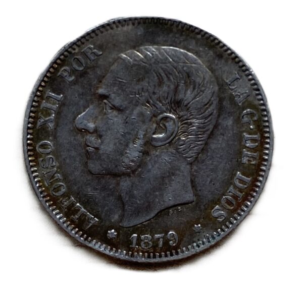 2 Pesetas España 1879 EBC