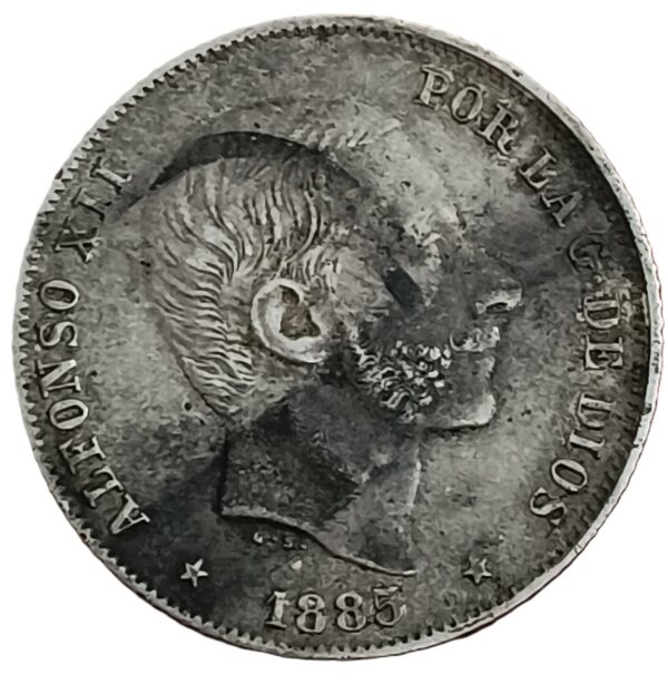 20 Centavos España (Manila) 1885 EBC-