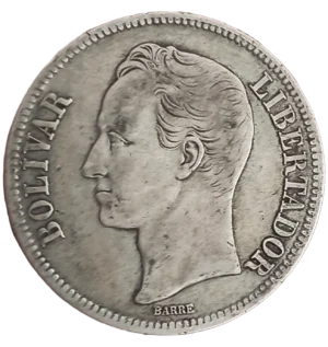 5 Bolívares Venezuela 1935 MBC+