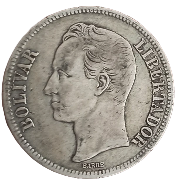 5 Bolívares Venezuela 1935 MBC+