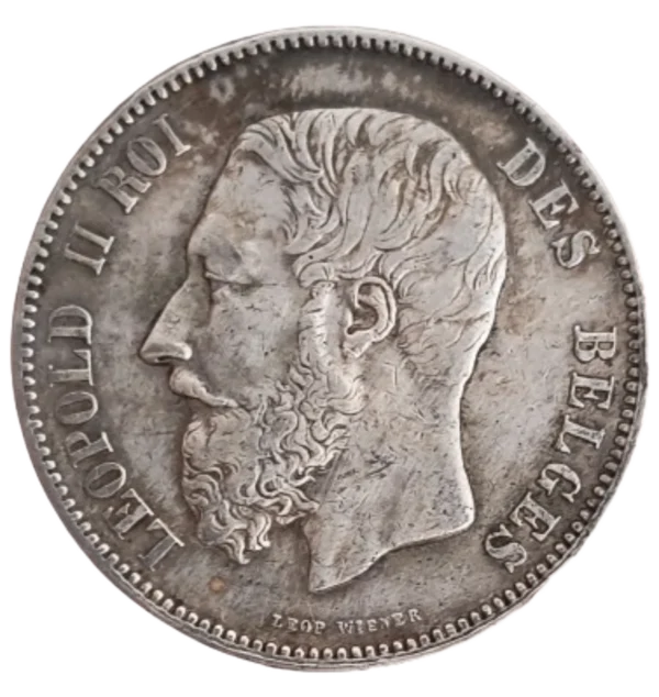 5 Francos Leopoldo II 1873 MBC