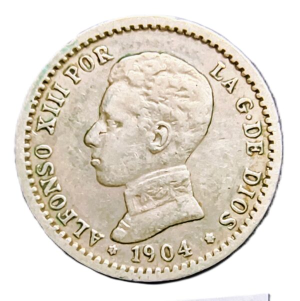 50 Céntimos de Peseta España 1904 EBC-