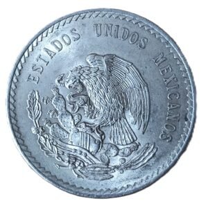 5 Pesos 1947 CUAUHTÉMOC EBC reverso