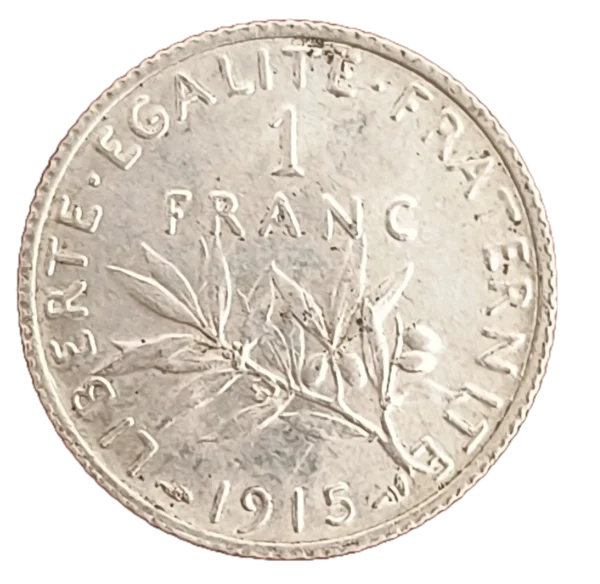 1 Franc Francia 1915 EBC - Imagen 2