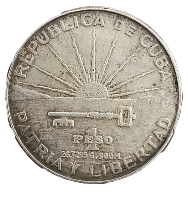 1 Peso Cuba 1953 MBC+ - Imagen 2