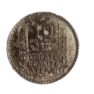 10 Francos Francia 1931 EBC reverso
