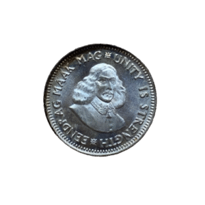 2.1/2 Cent Sudáfrica 1961 SC reverso