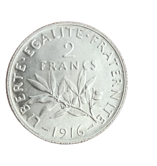 2 Francos Francia 1916 SC - Imagen 2