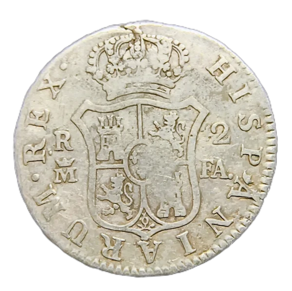 2 Reales Carlos III de España (Madrid) MBC- - Imagen 2