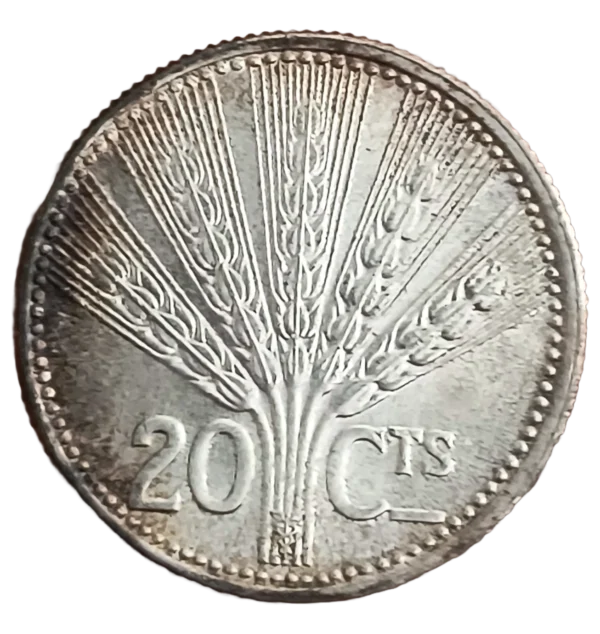 20 Centimos Uruguay 1954 SC