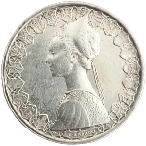 500 Liras 1958 EBC+/SC- reverso