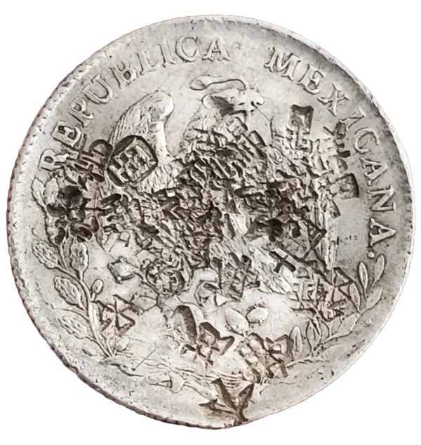 8 Reales 1885 Zs JS Zacatecas México MBC+ - Imagen 2