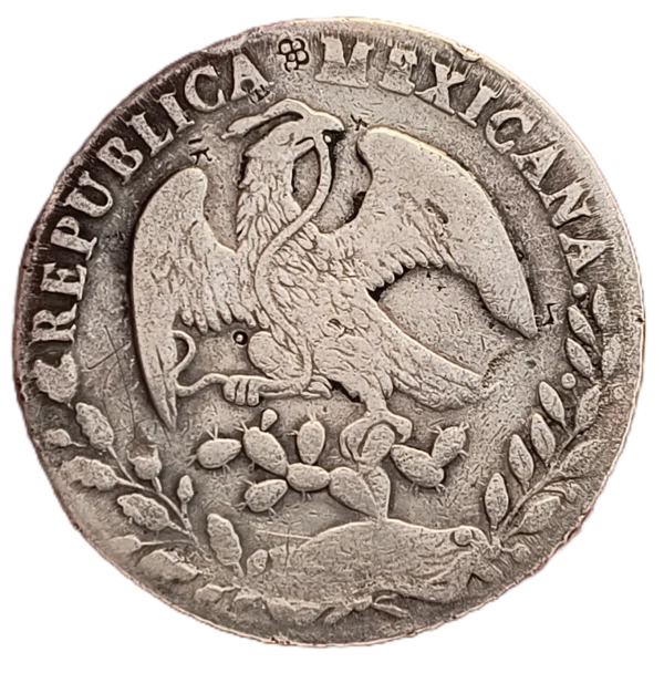 8 Reales 1886 San Luis Potosí BC+/MBC- - Imagen 2