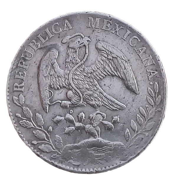 8 Reales 1893 Durango México MBC - Imagen 2