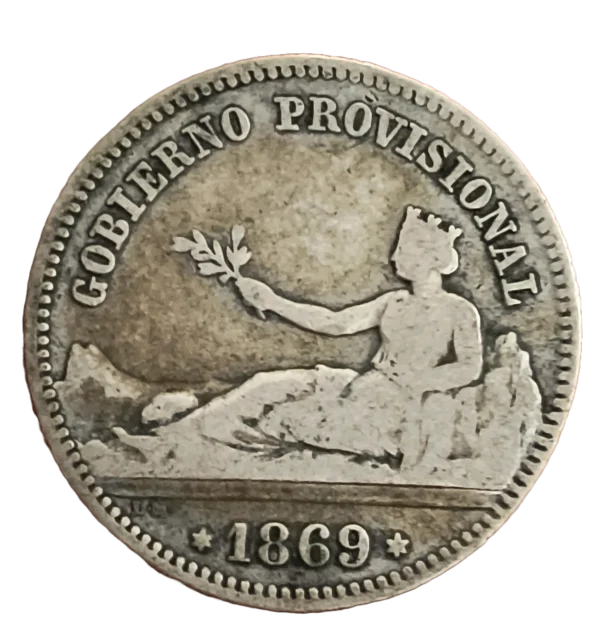 1 Peseta 1869 BC