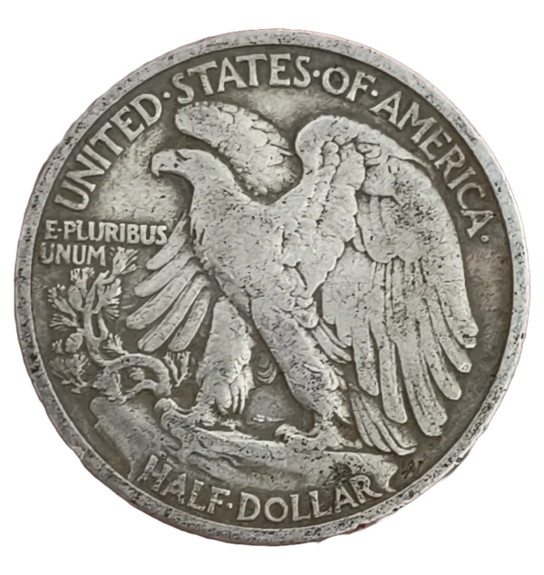 Estados Unidos 1/2 Dólar 1920 Plata MBC- - Imagen 2