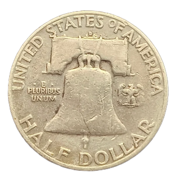 Estados Unidos 1/2 Dólar 1953 Plata MBC - Imagen 2