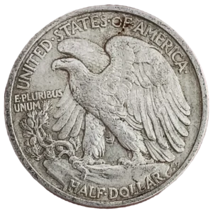 Medio Dólar Estados Unidos 1937 EBC- reverso