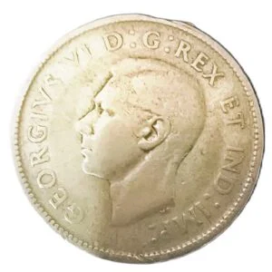 25 Cents Canadá George VI BC/F