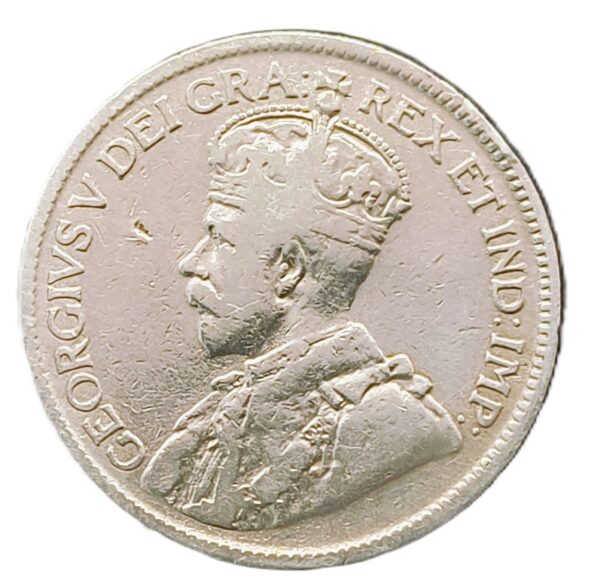 9 Piastres Chipre George V VF/MBC