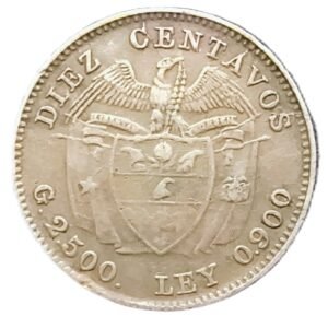10 Centavos Colombia 1941 XF/EBC- reverso