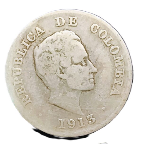 20 Centavos Colombia 1913 VF/MBC-