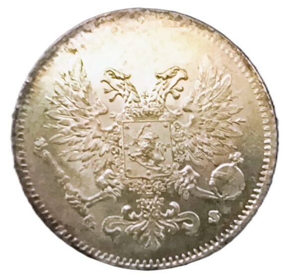 25 Pennia Finlandia 1917 SC/USC - Imagen 2