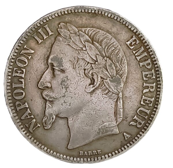 5 Francos Francia 1867 MBC