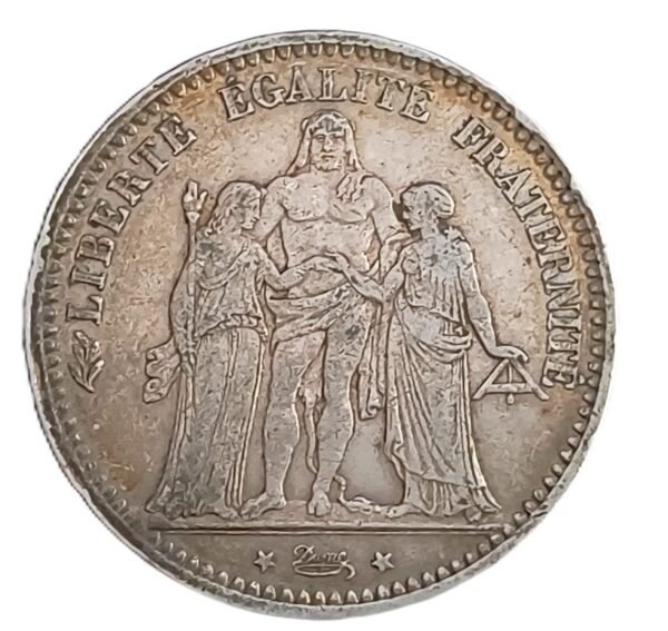 5 Francos Francia 1875 A MBC+