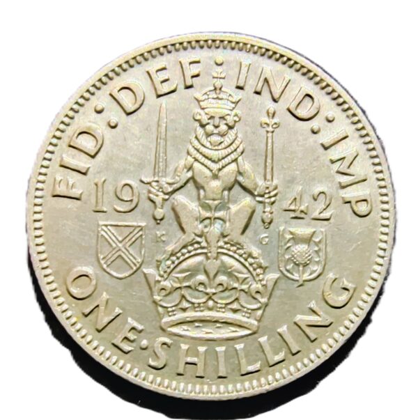 1 Shilling Inglaterra 1942 XF/EBC- - Imagen 2