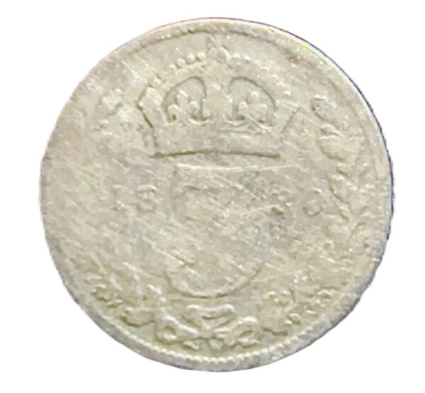 3 Pence Inglaterra 1889 F/BC - Imagen 2