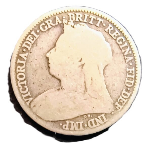 6 Pence Inglaterra 1897 F/BC