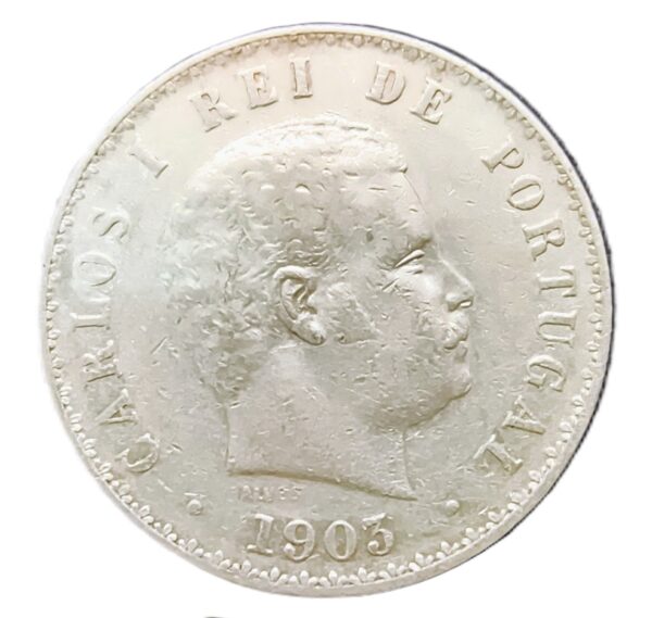 500 Reis Portugal 1903 XF/EBC-