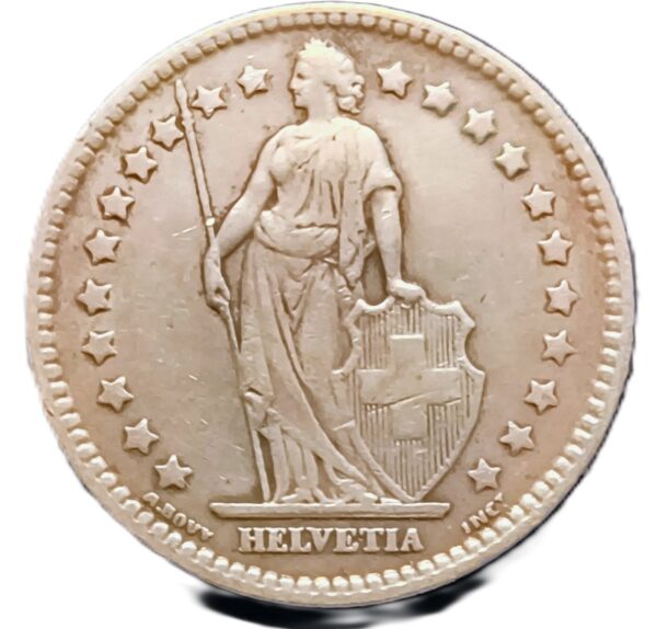 1 Franc Suiza 1911 VF/MBC