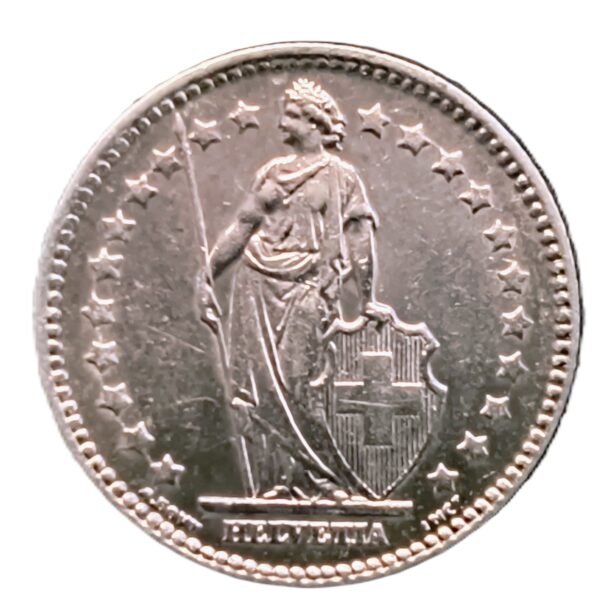 1 Franc Suiza 1920 AU/EBC