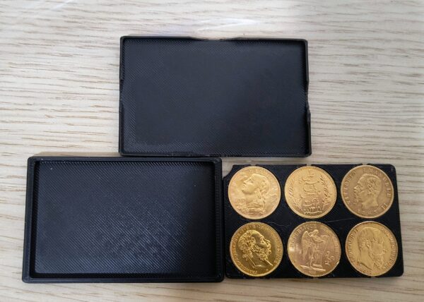 Tarjeteros Personalizados para Monedas de Oro - Diseño Adaptable