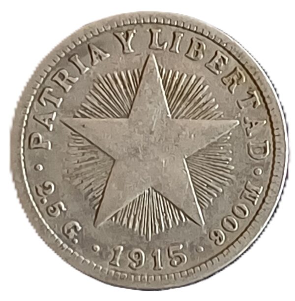 10 Centavos 1915 VF