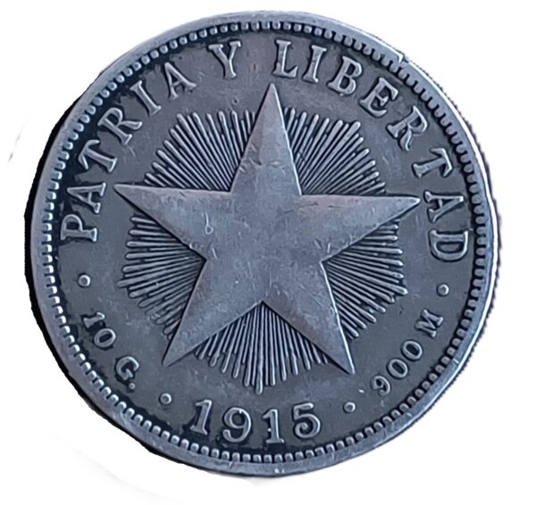 40 Centavos 1915 VF