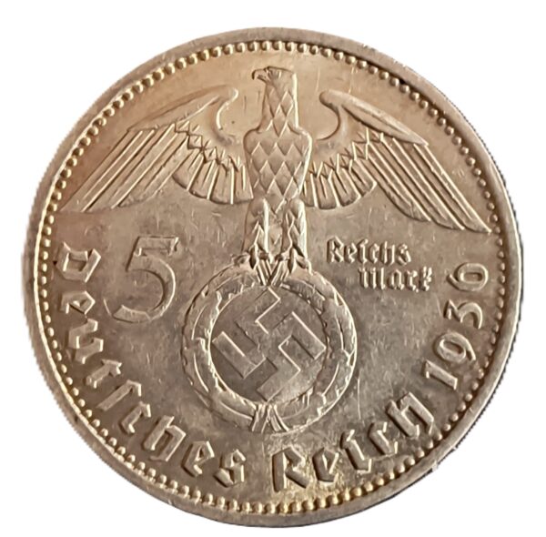 5 RM Reichsmark 1936 AU/EBC+ - Imagen 2